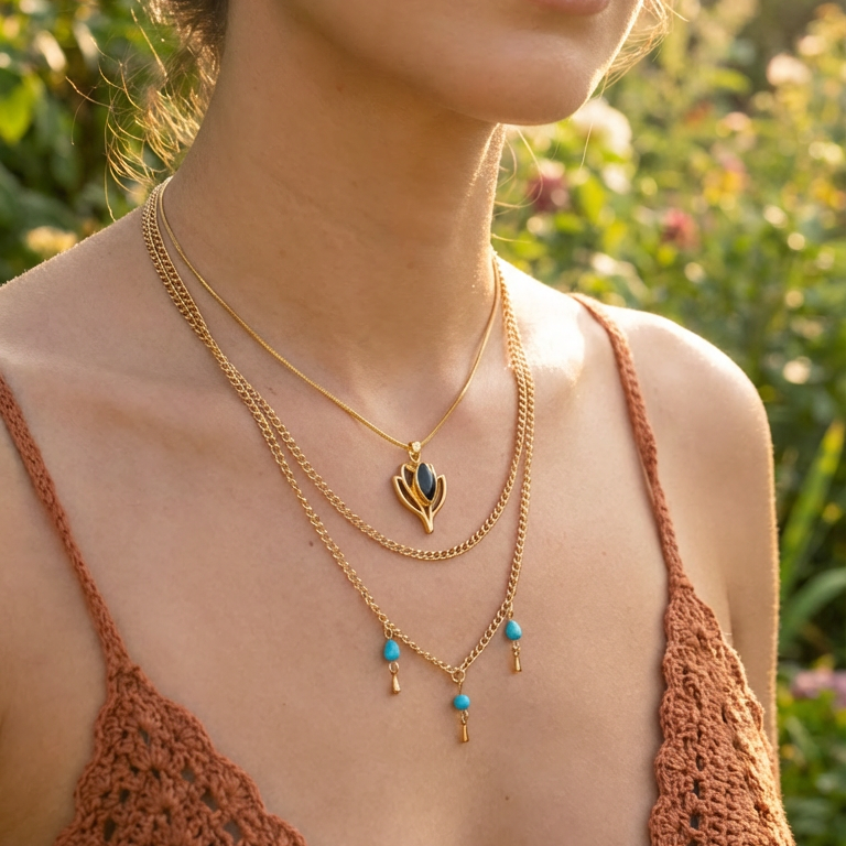 Turquoise Layering Necklace