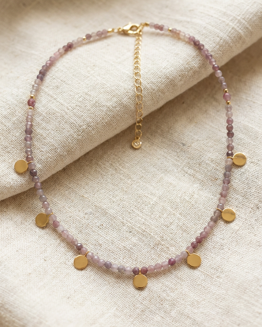 Rose Quartz Choker