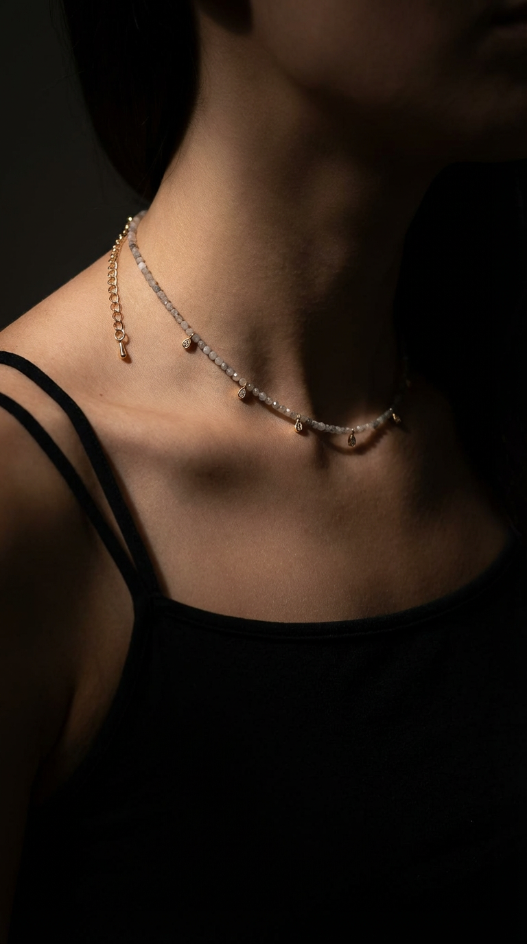 Moonstone Choker