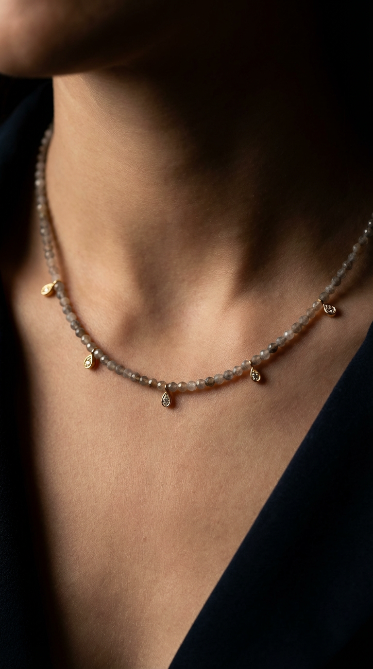 Moonstone Choker