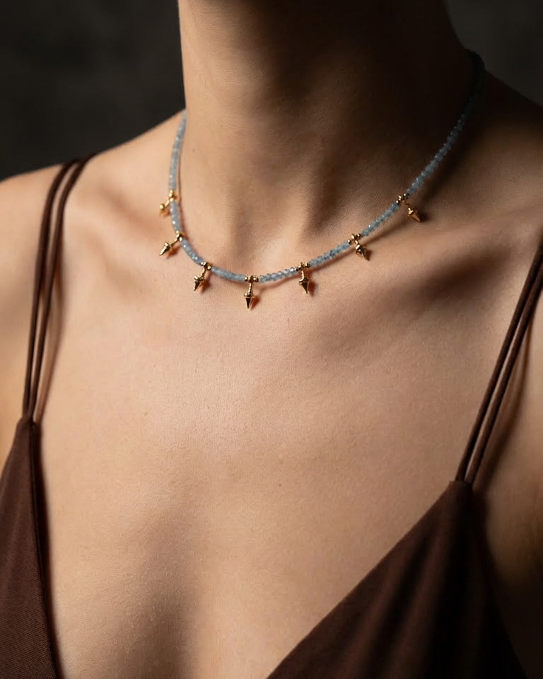 Aquamarine Beauty Choker