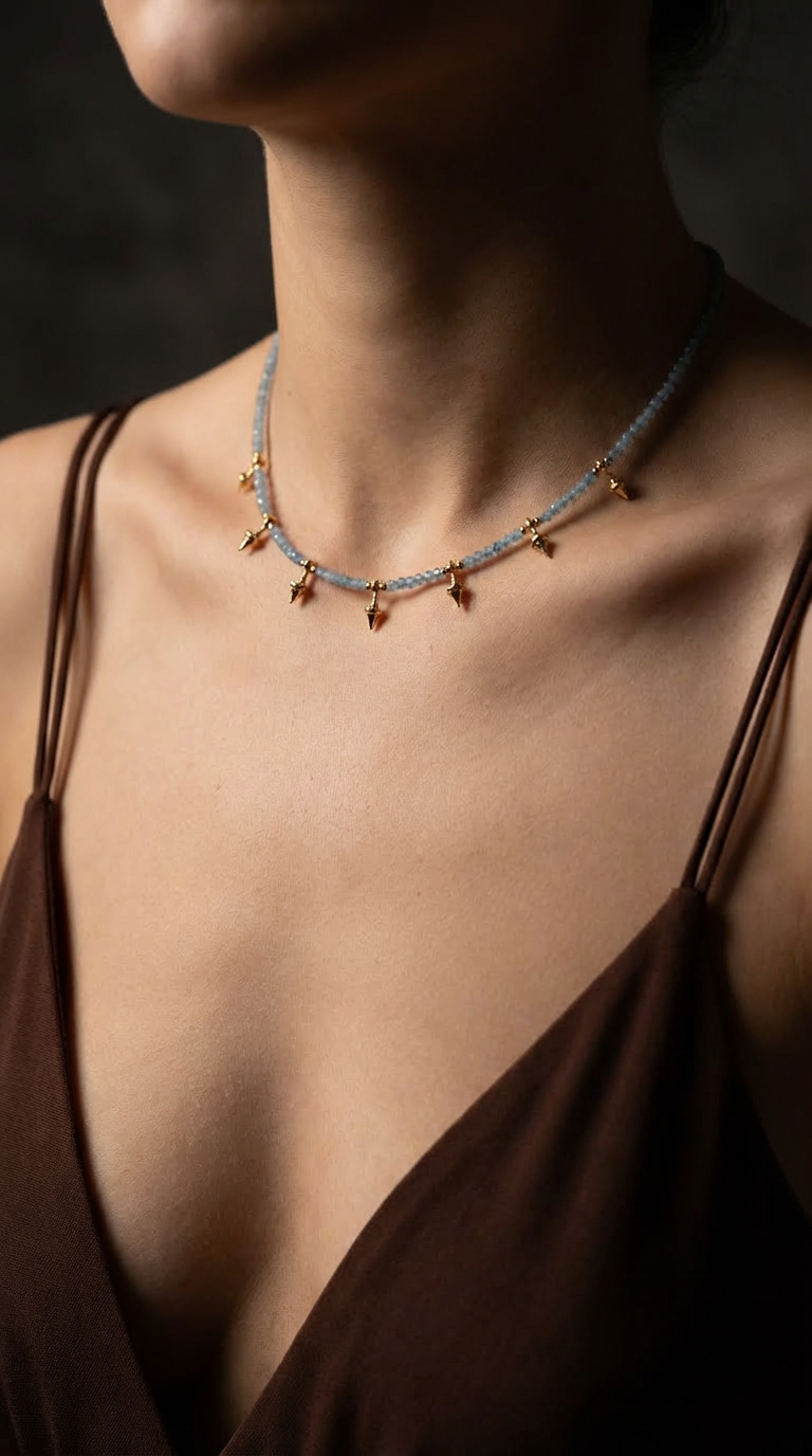 Aquamarine Beauty Choker