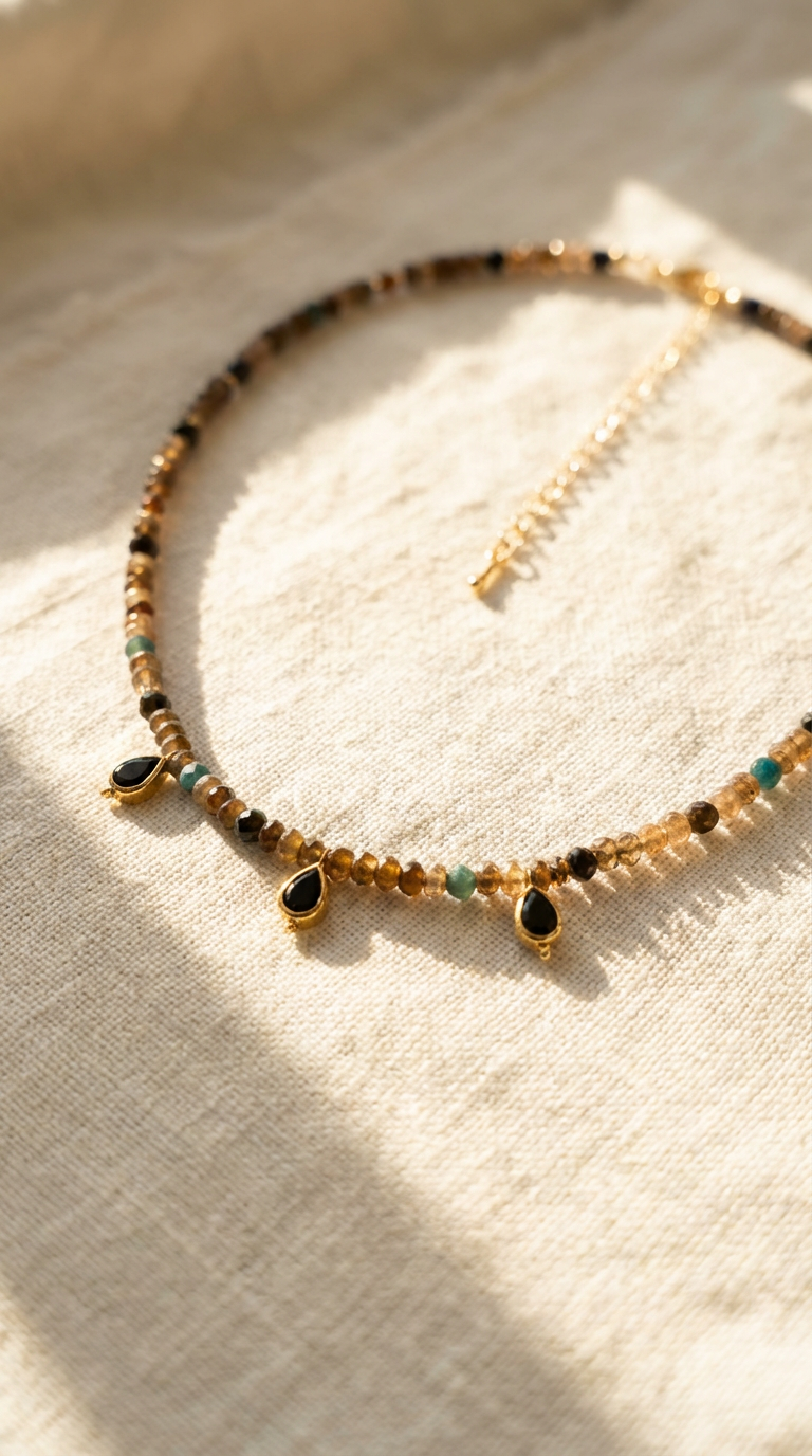 Ash and Fire  Andalusite Choker