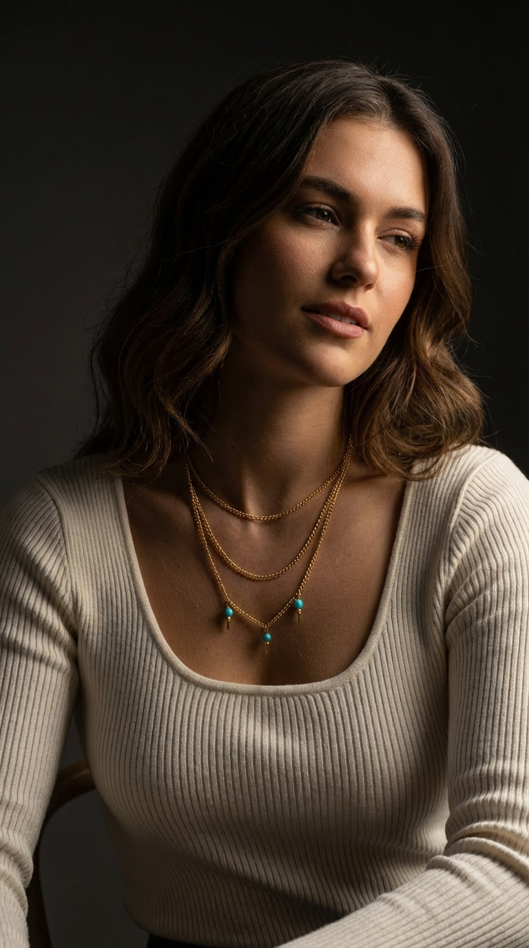 Turquoise Layering Necklace