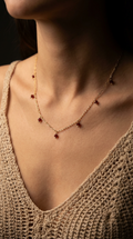 Hessonite Garnet Necklace