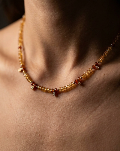 Citrine Choker Necklace