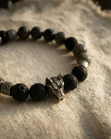 Yooperlite Lava Yang Bracelet- The Awakener