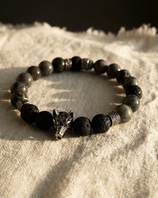 Yooperlite Lava Yang Bracelet- The Awakener