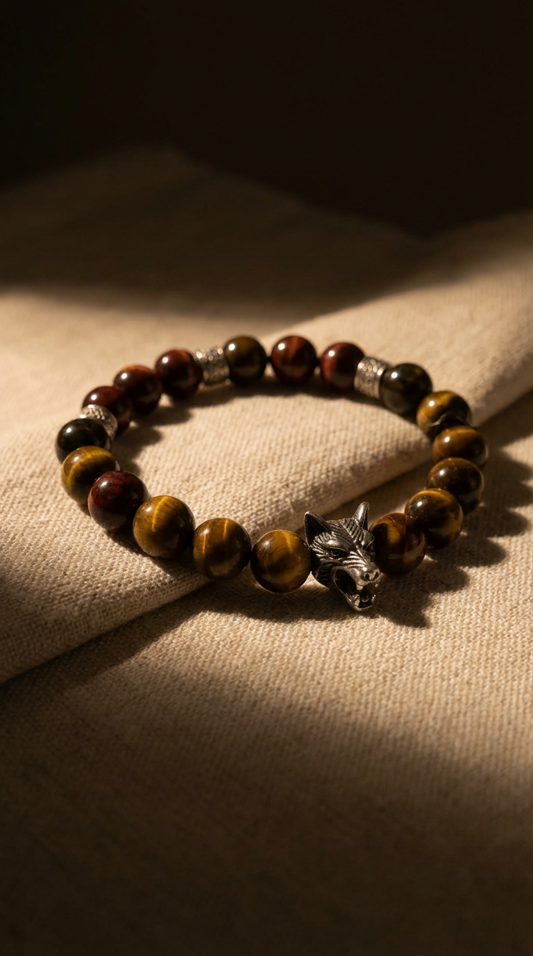 Tiger Eye Yang Bracelet- The Warrior