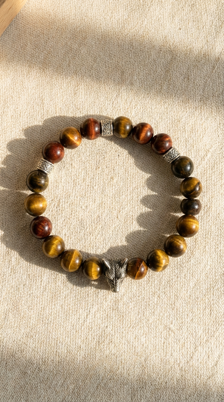 Tiger Eye Yang Bracelet- The Warrior