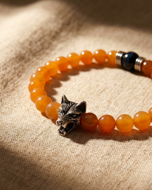 Orange Aventurine Yang Bracelet- The Initiator