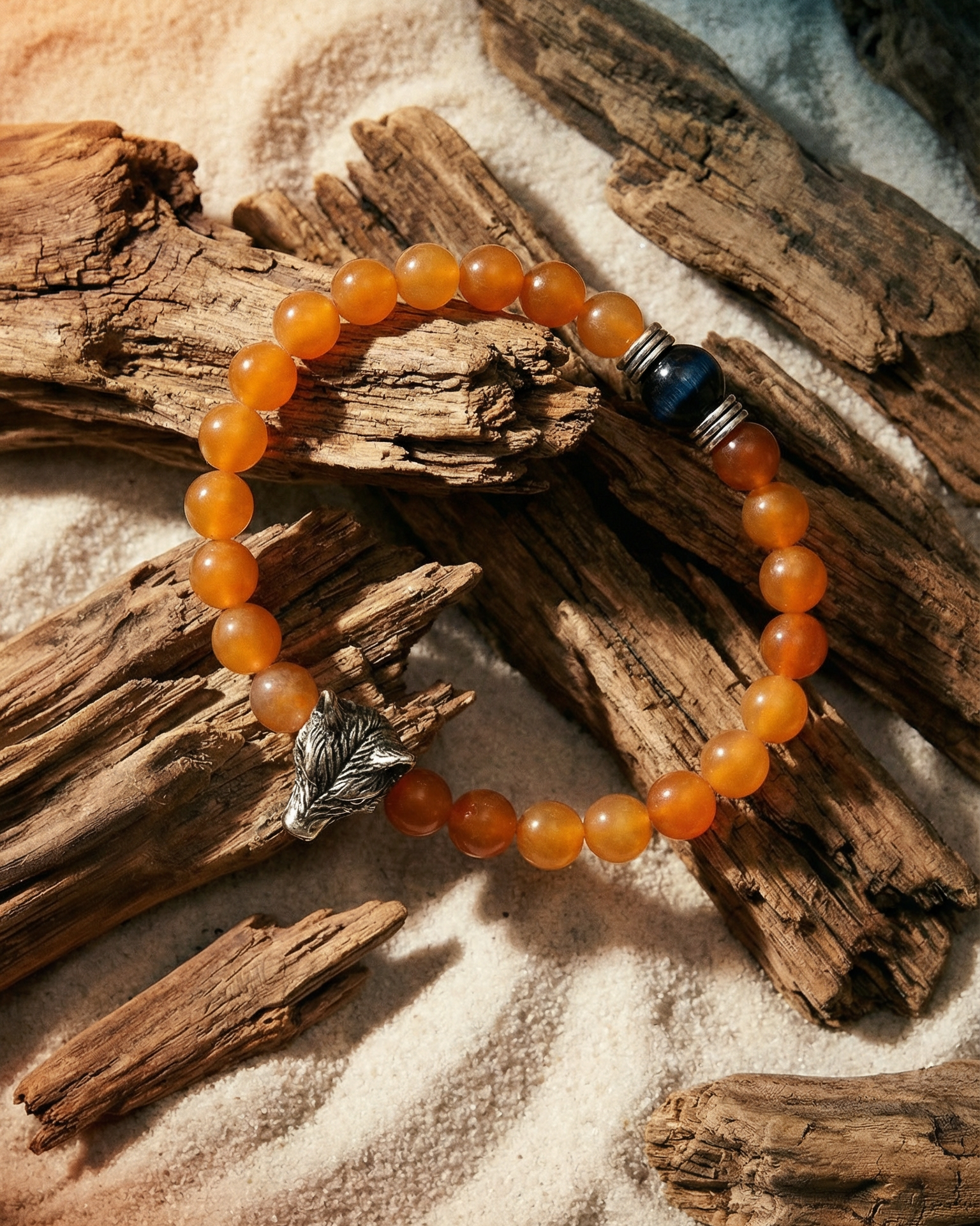 Orange Aventurine Yang Bracelet- The Initiator