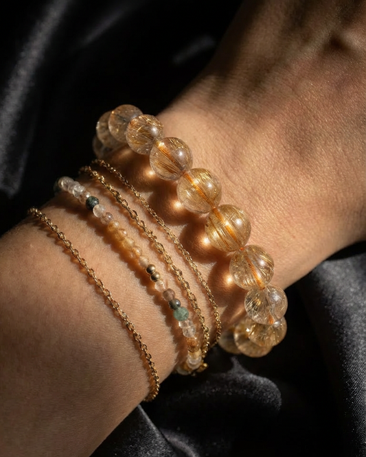 Bold Rutile Quartz Bracelet