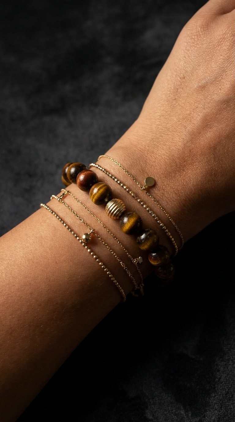 Bold Tiger Eye Bracelet