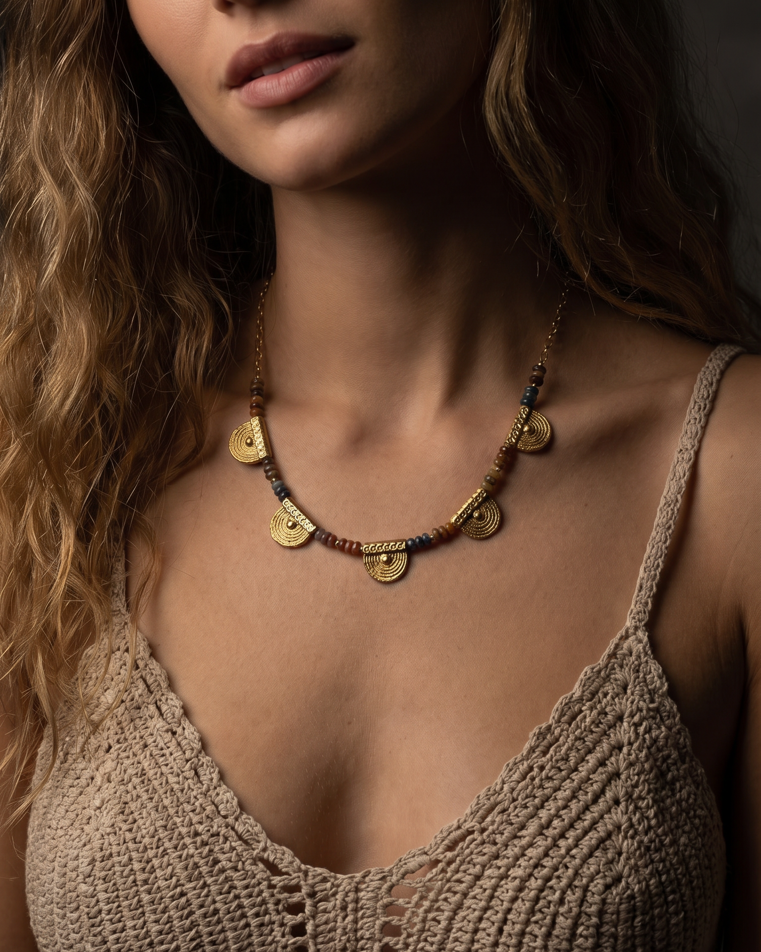 Solara Medallion Necklace