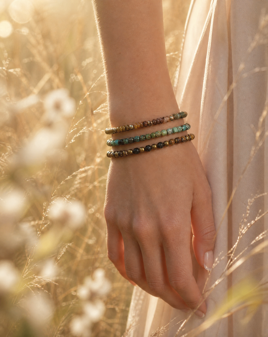 Stretchy Earthy Bracelet Stack