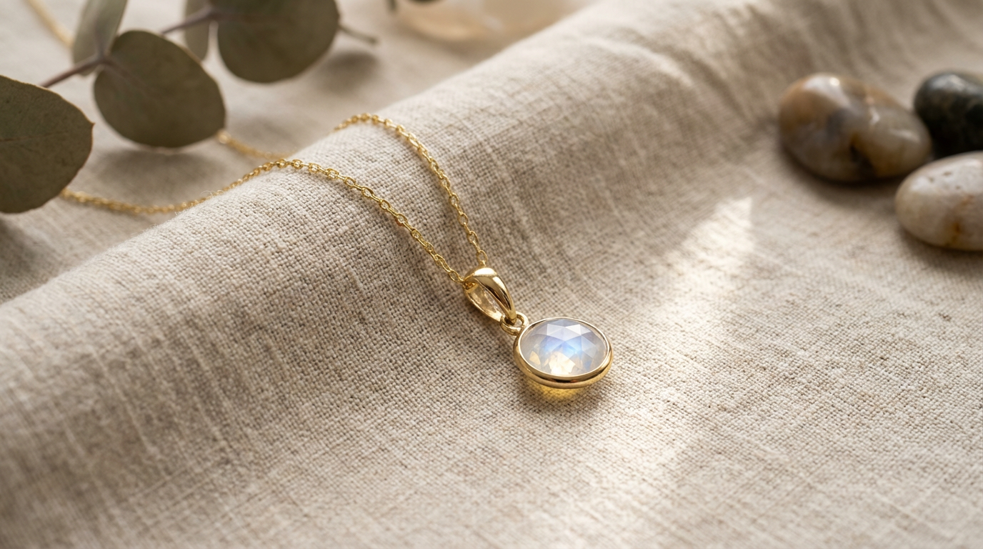 Opalite Bezel Pendant