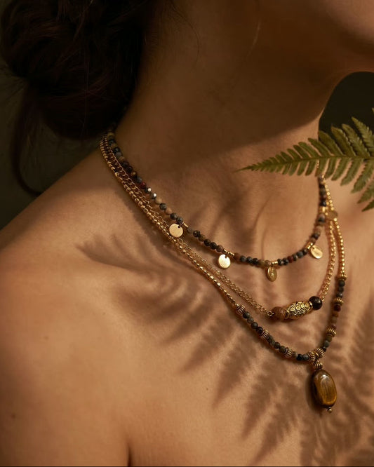 Eye of the Storm Necklace Stack