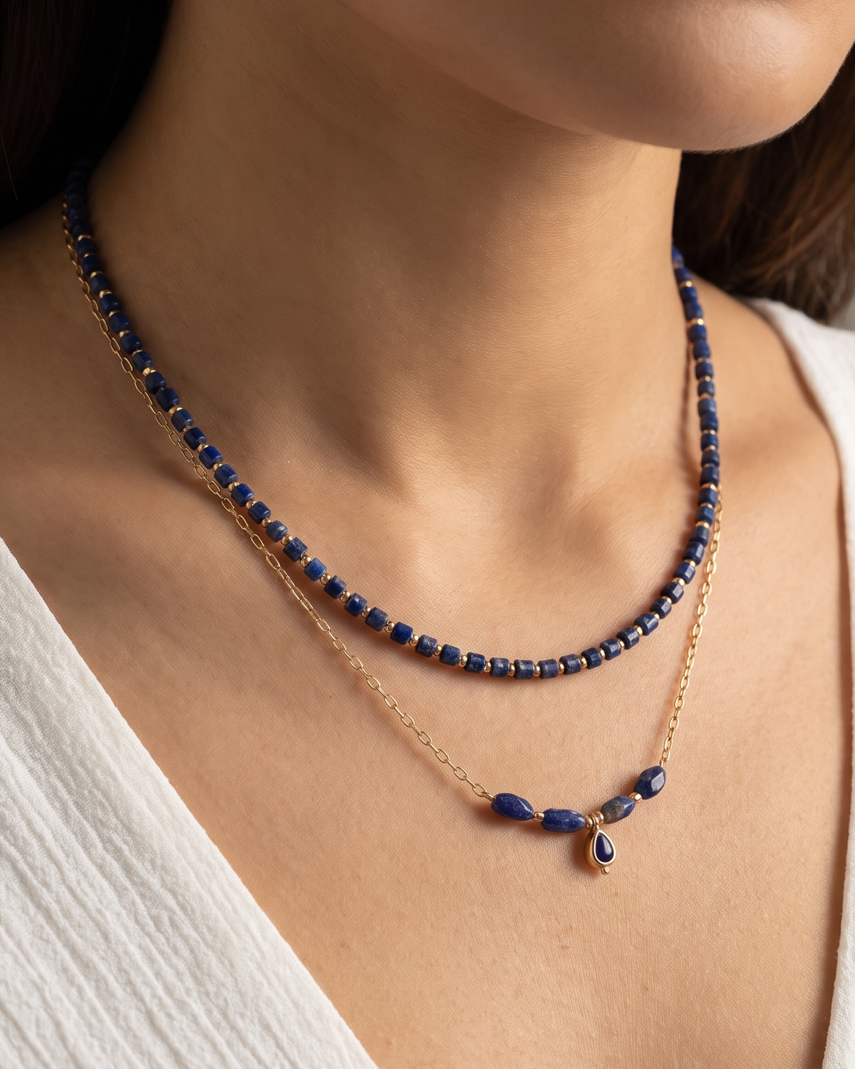 Lapis Lazuli Boho Necklace