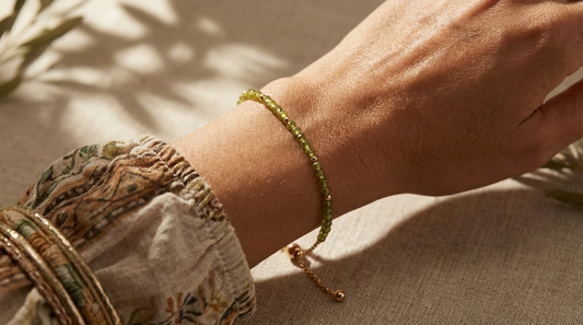 Natural Stone Bolo Bracelet
