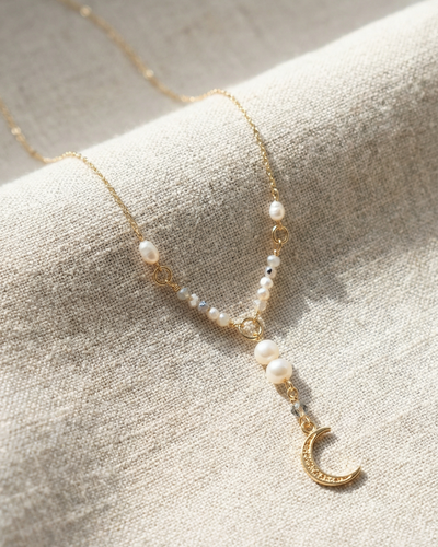 Pearl Moon Necklace
