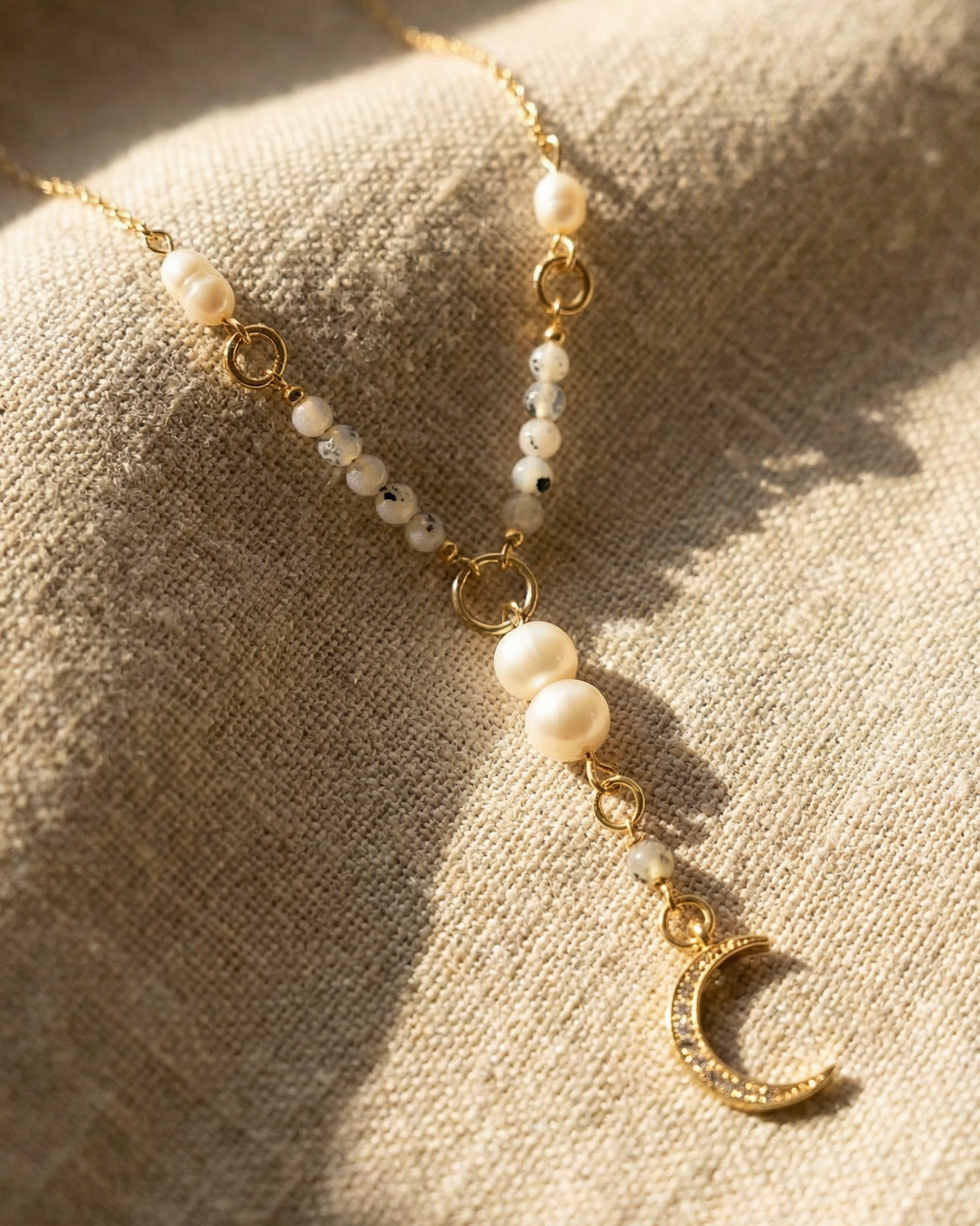 Pearl Moon Necklace