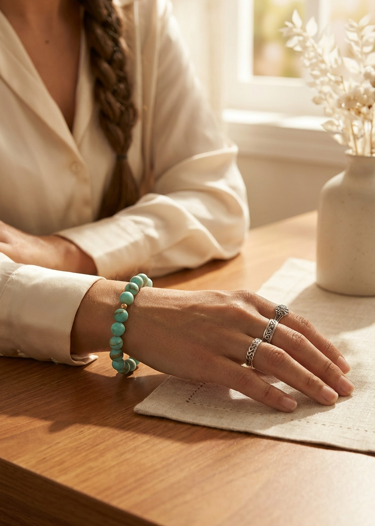 Hemimorphite Bracelet