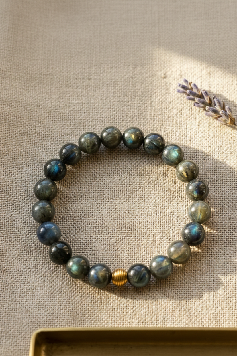 Bold Labradorite Bracelet