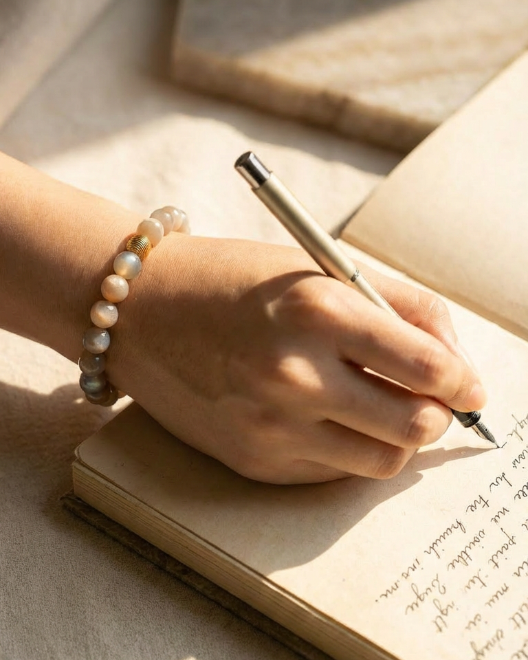 Bold Moonstone Bracelet