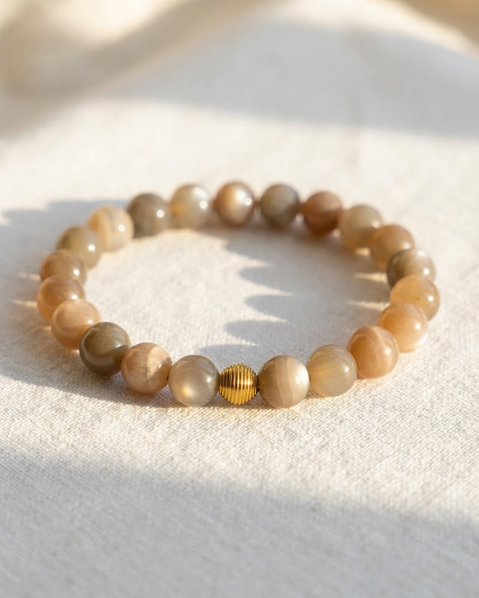 Bold Moonstone Bracelet