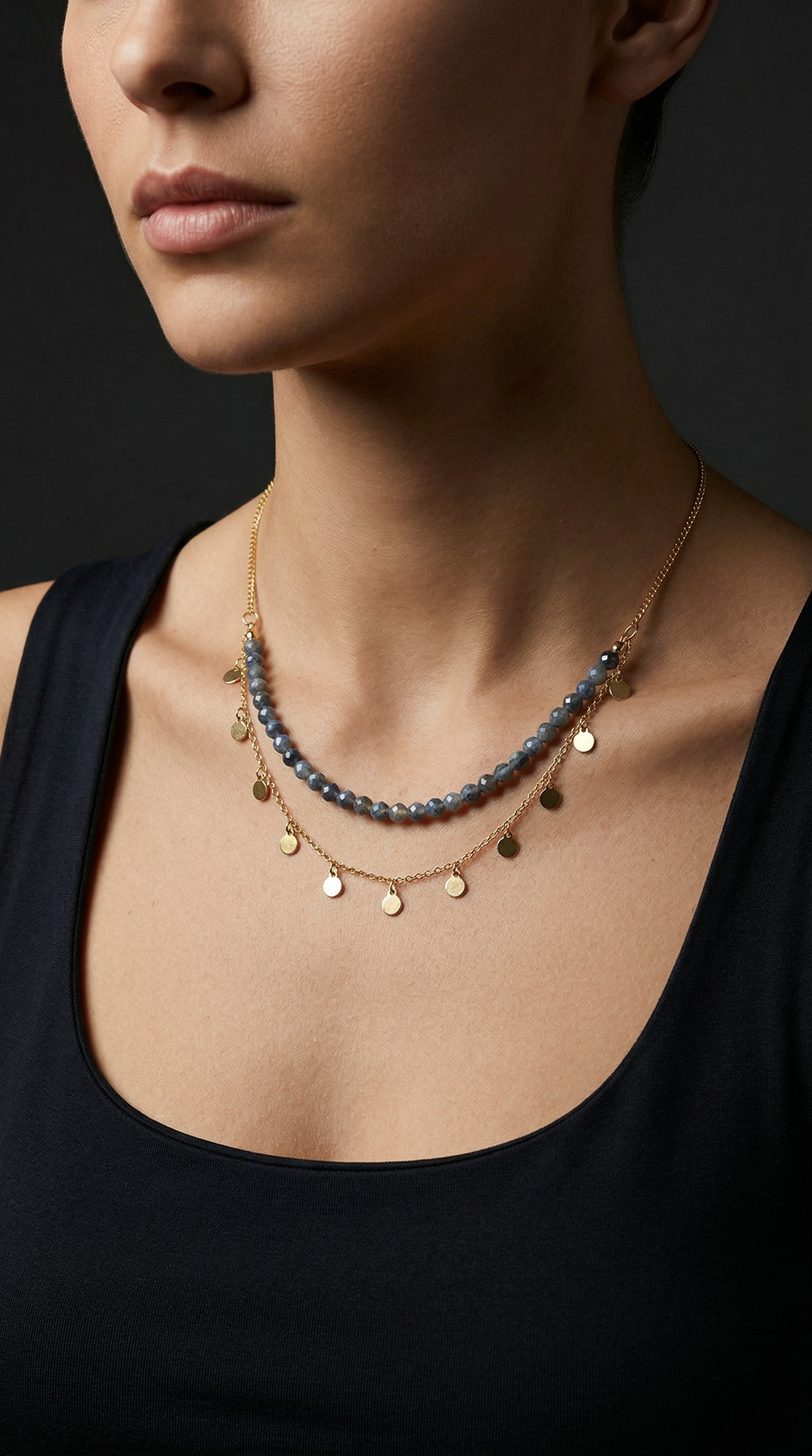 Kyanite Layered Necklace