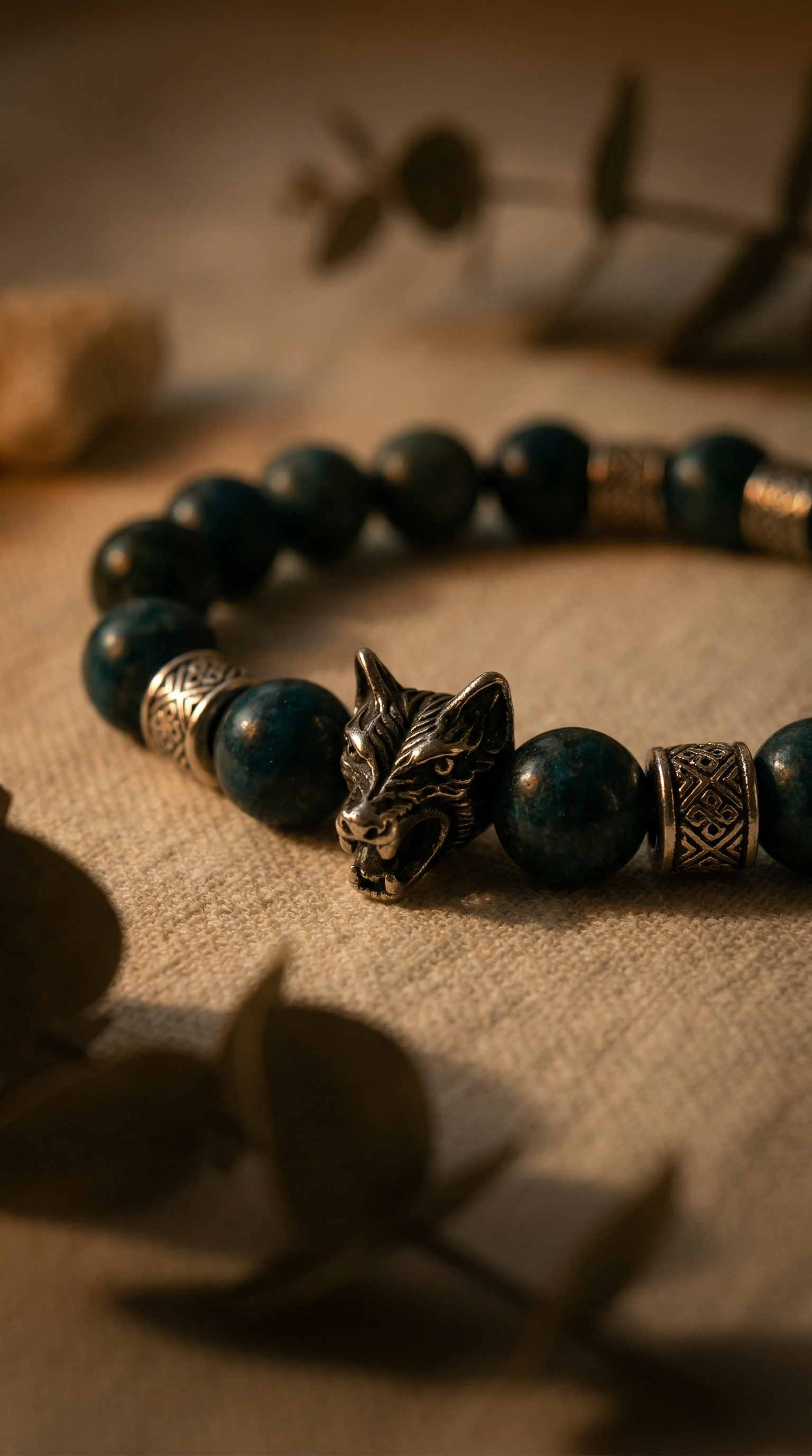 Blue Apatite Yang Bracelet - The Visionary