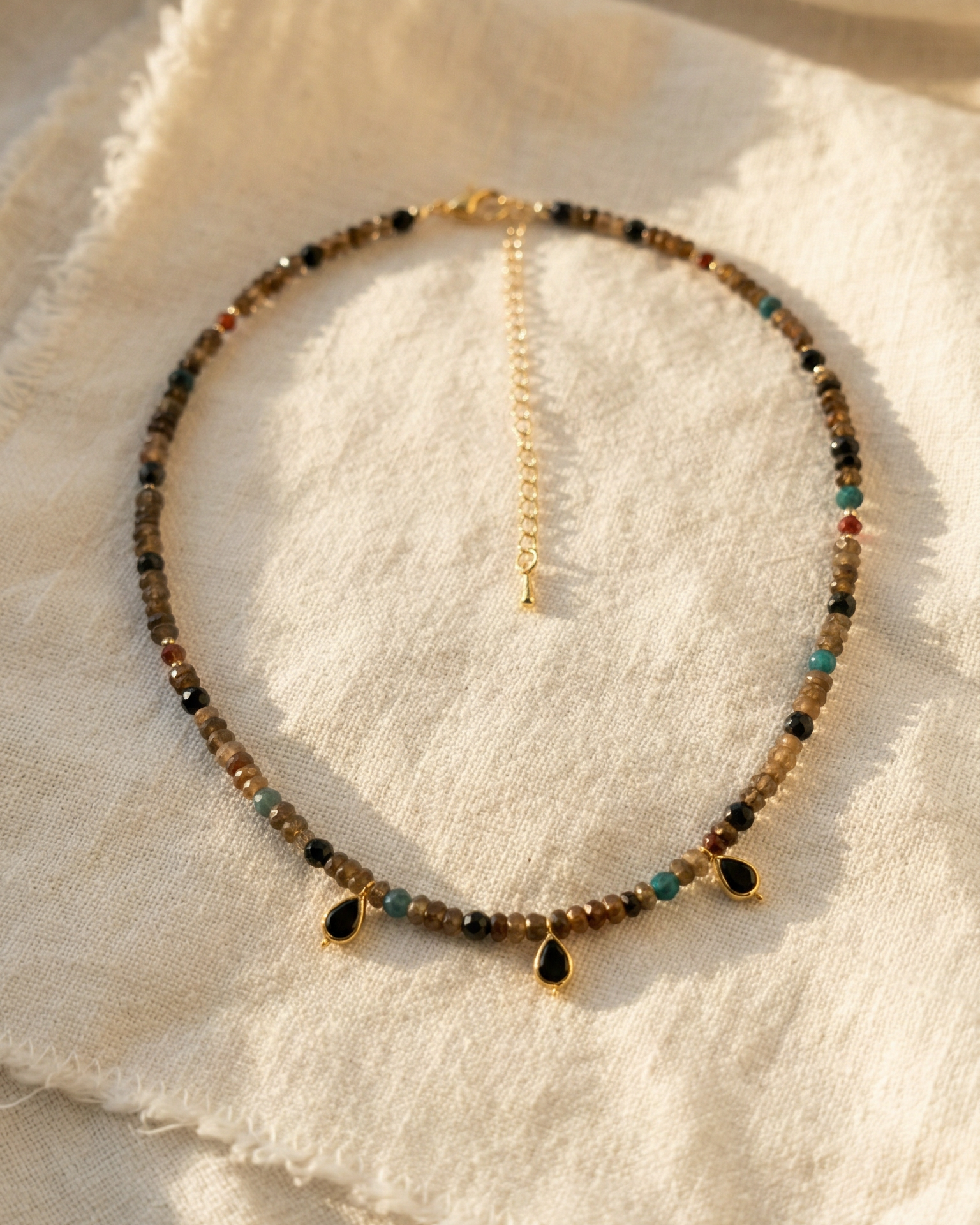 Ash and Fire  Andalusite Choker