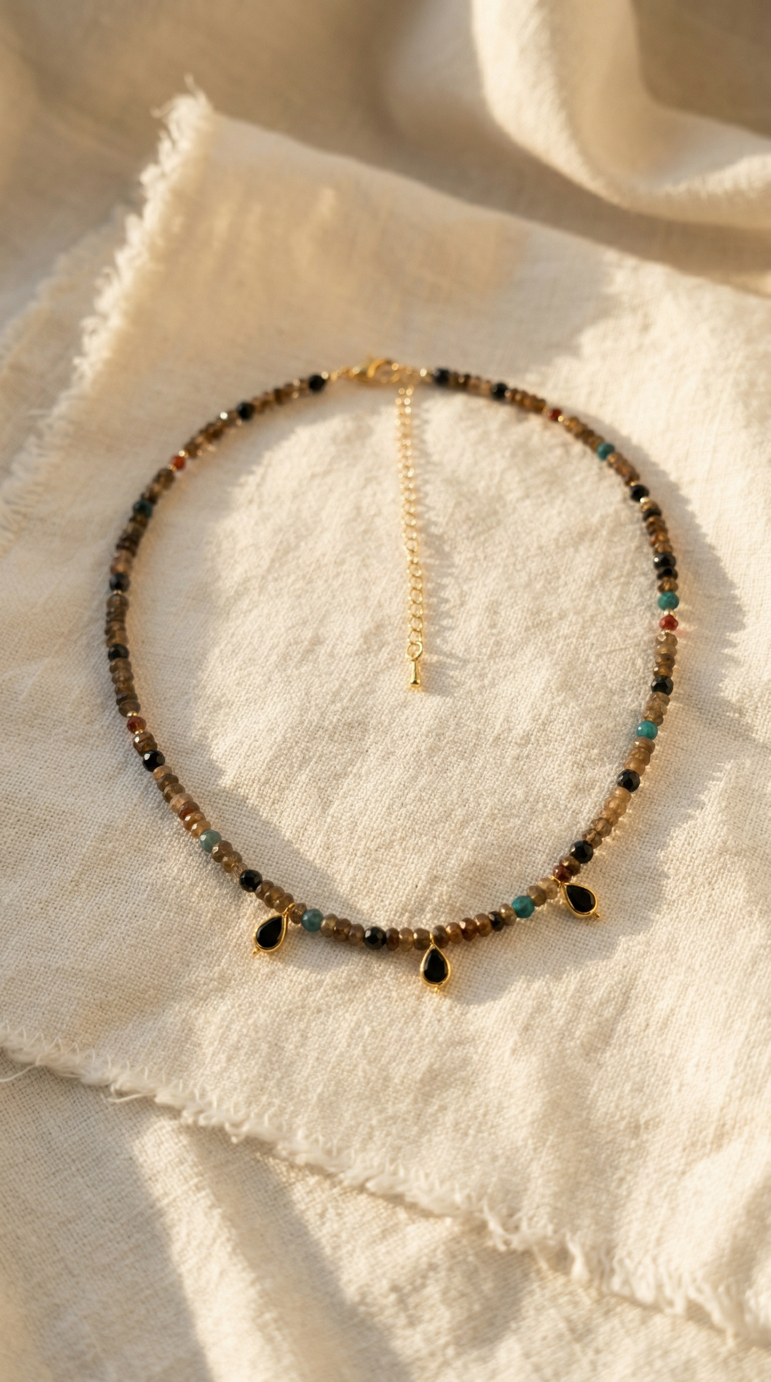 Ash and Fire  Andalusite Choker