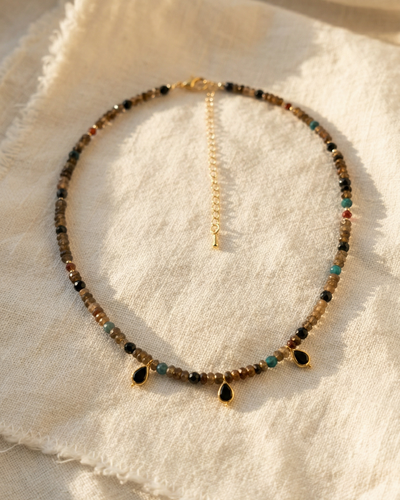 Ash and Fire  Andalusite Choker