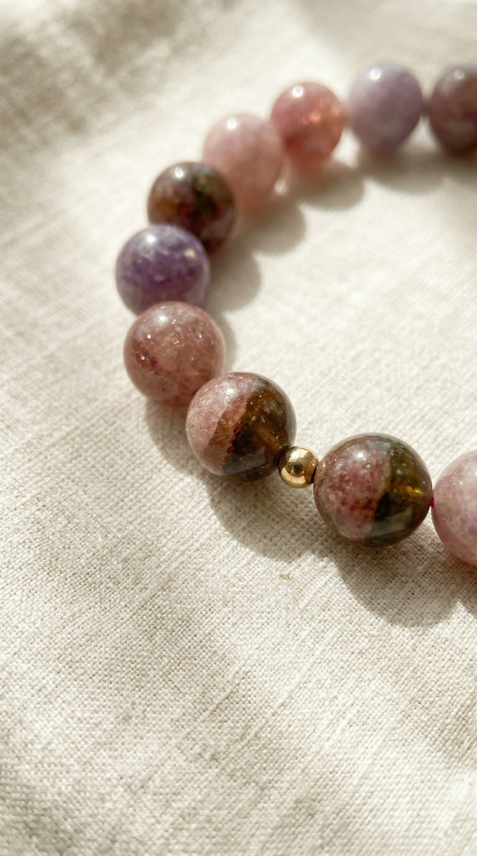 Bold Watermelon Tourmaline Bracelet