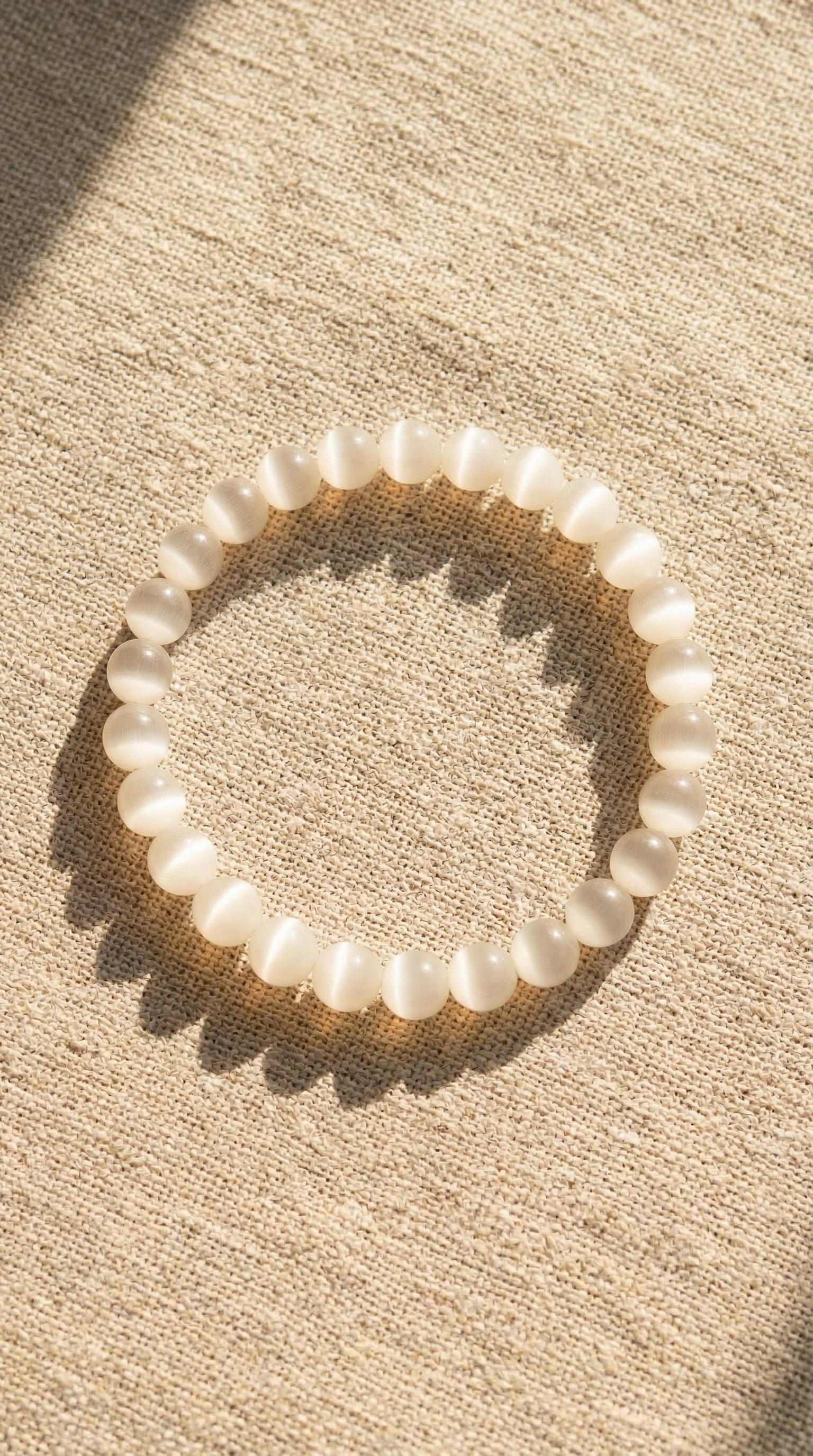 Bold Satin Spar Selenite Bracelet