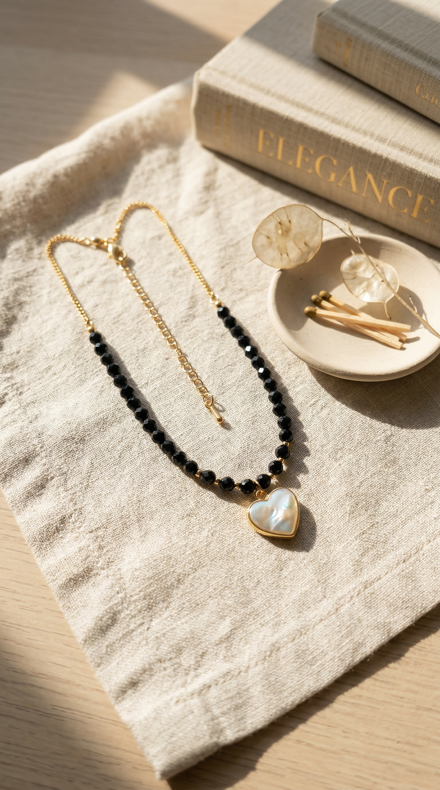 Sapphire Heart Necklace