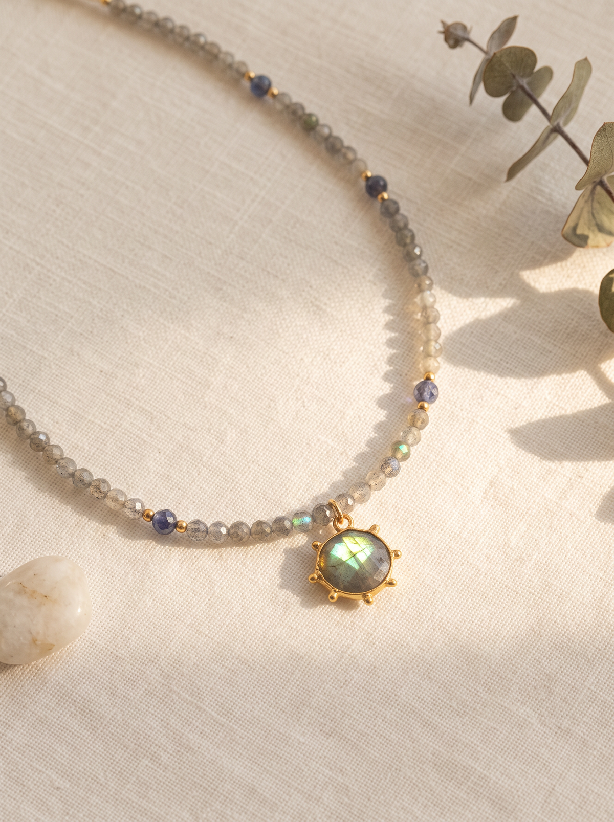 Labradorite Beaded Necklace