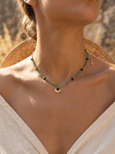 Emerald Choker Necklace