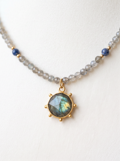 Labradorite Beaded Necklace