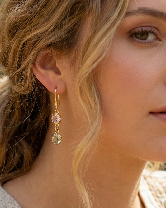 Morganite Earrings