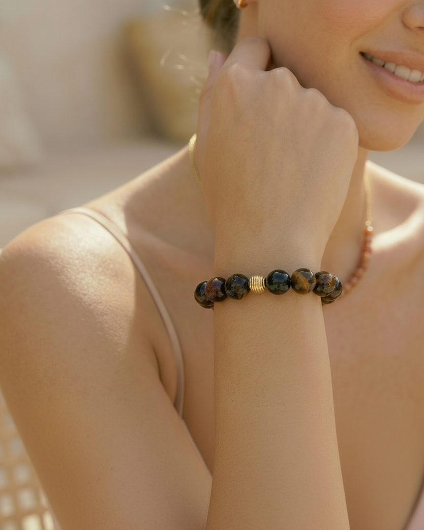 Bold Tiger Eye Bracelet