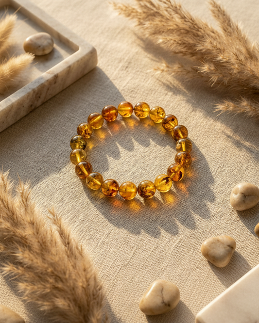 Bold Baltic Amber Bracelet