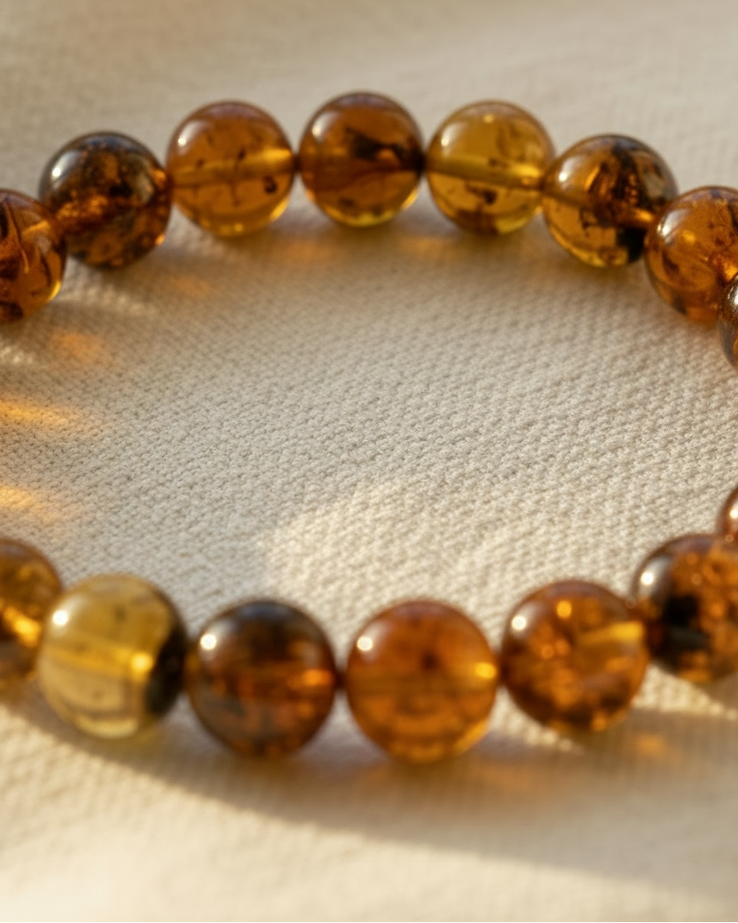 Bold Baltic Amber Bracelet