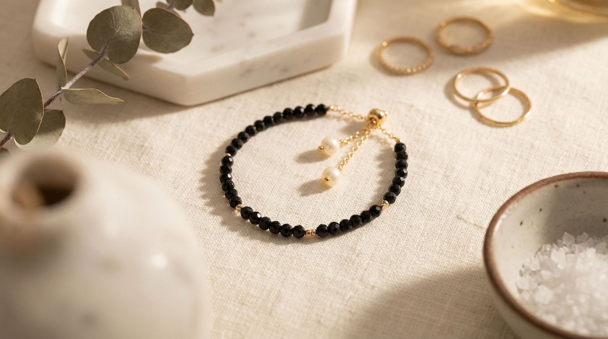 Natural Stone Bolo Bracelet