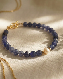 Tanzanite Pearl Bracelet