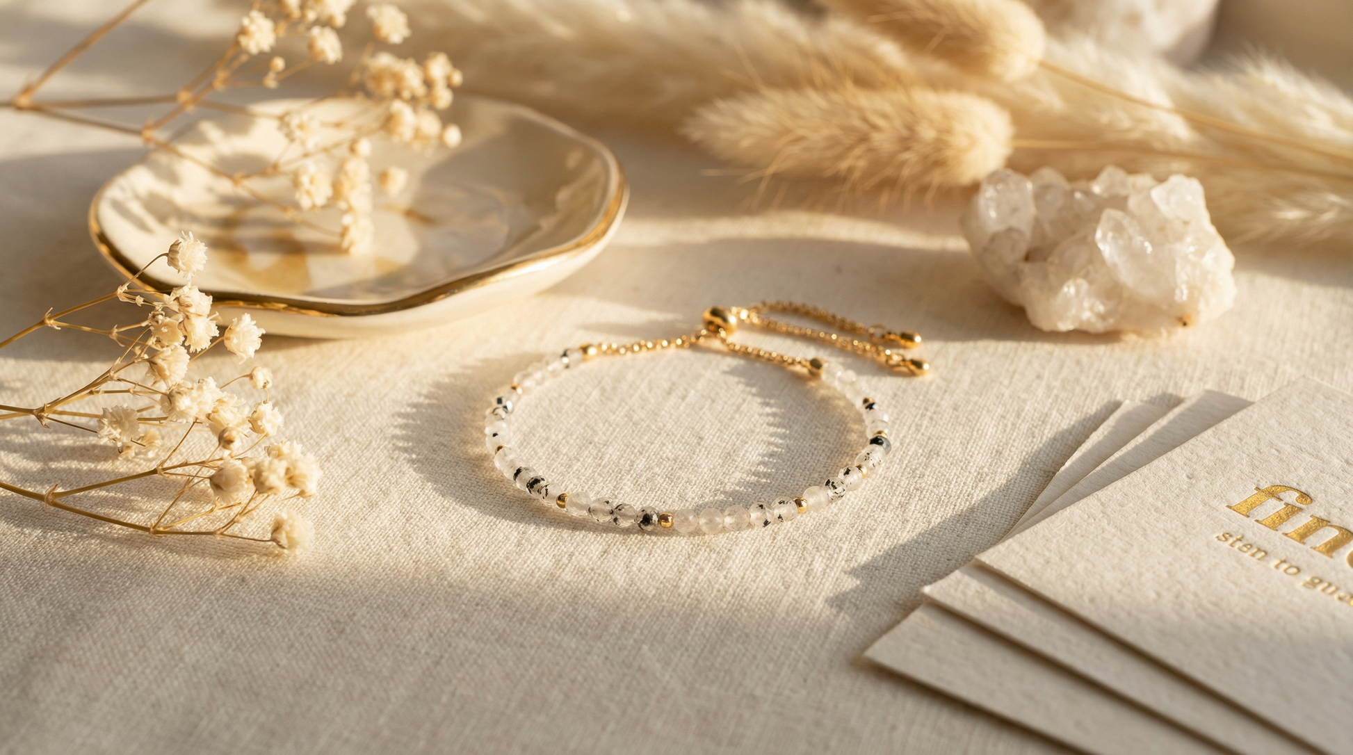 Natural Stone Bolo Bracelet