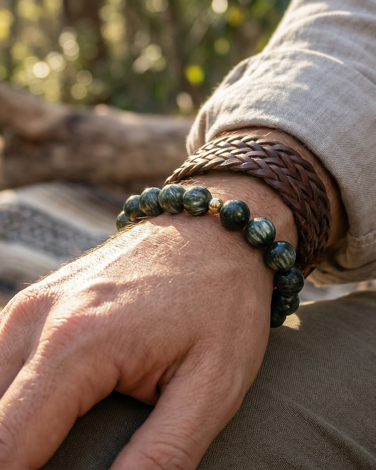 Russian Seraphinite Bracelet