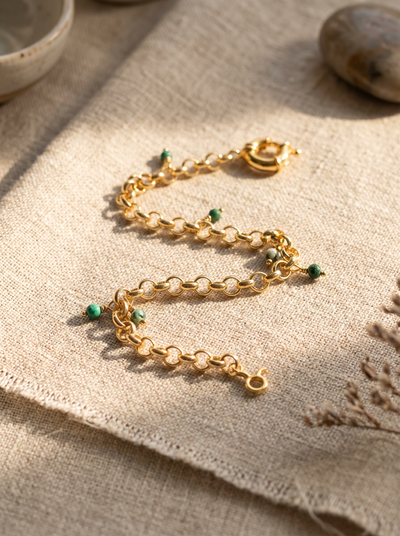The Infinite Zodiac Chain™ - Emerald - Taurus
